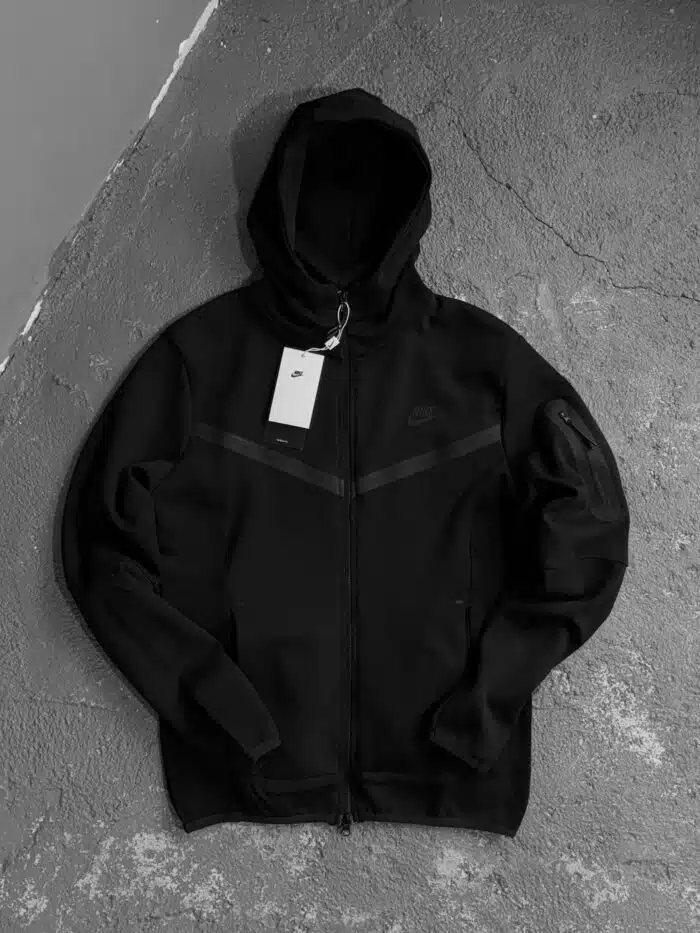 Tech Fleece 5.Th Hoodie - Siyah - Görsel 1