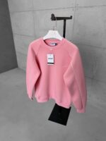 ASFCULT Nakış Detaylı Arabiyeli 3 İplik Sweatshirt – Pembe - Görsel 5