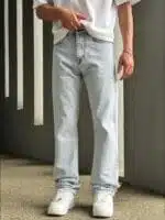 BUZ MAVİ BAGGY PANTOLON