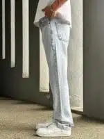 BUZ MAVİ BAGGY PANTOLON - Görsel 5