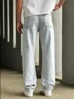BUZ MAVİ BAGGY PANTOLON - Görsel 4