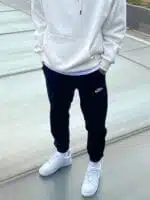 NIKE NAKISLI SIYAH 2 IPLIK SARDONLU LASTIK PACA ESOFMAN