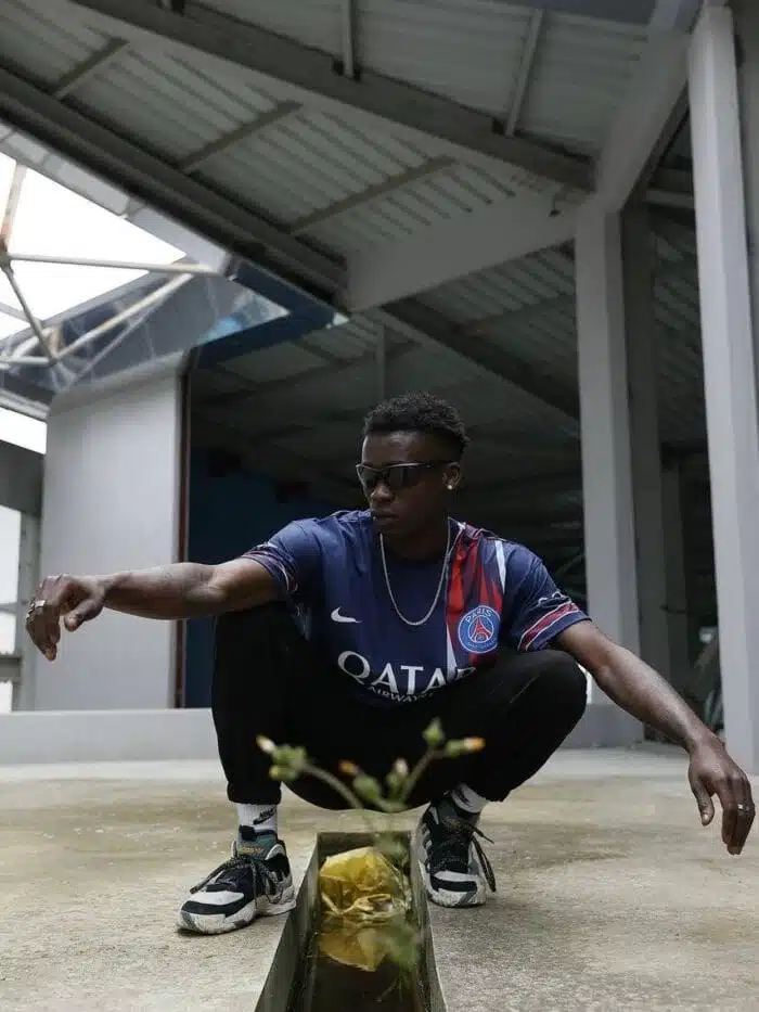 PSG  NAVYBLUE BASKILI T-SHIRT - Görsel 4