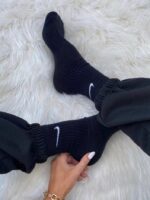 SIYAH NIKE NAKISLI CORAP - Görsel 3
