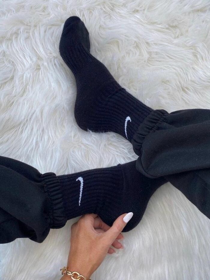 SIYAH NIKE NAKISLI CORAP - Görsel 3