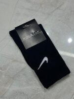 SIYAH NIKE NAKISLI CORAP