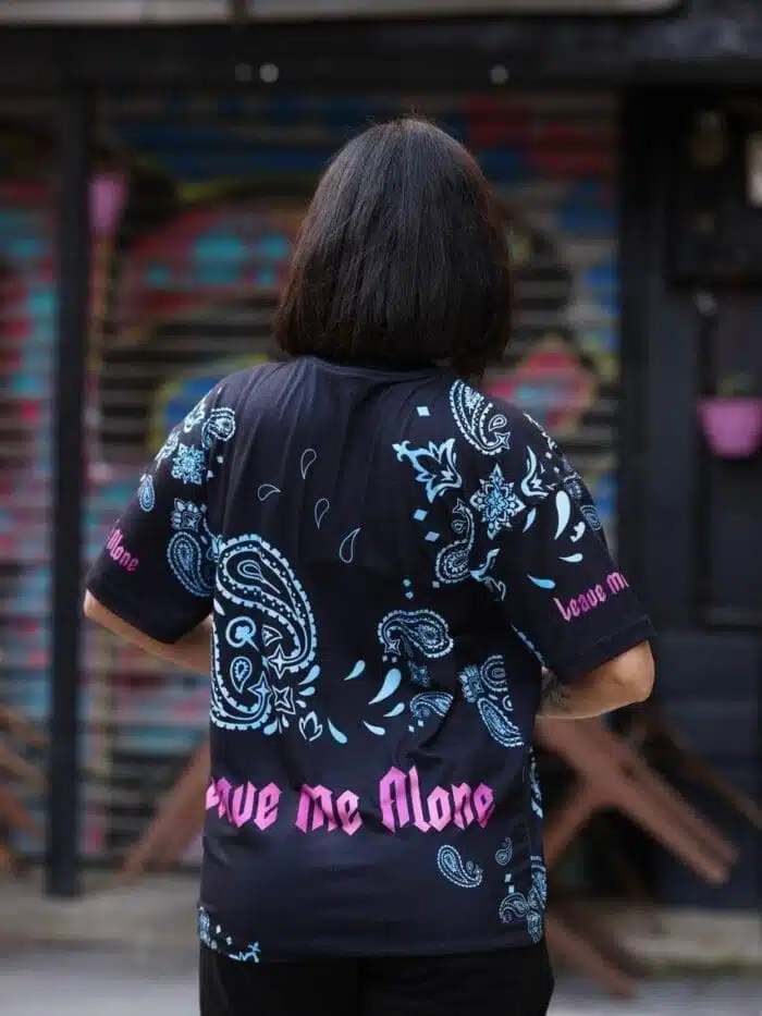 LEAVE ME ALONE OVERSIZE T-SHIRT - Görsel 3