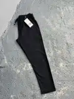 Fit Rahat Pamuklu Yumuşak Kumaş Pantolon Siyah