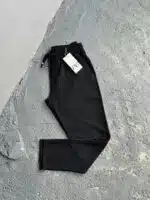 Fit Rahat Pamuklu Yumuşak Kumaş Pantolon Siyah - Görsel 2