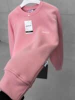 ASFCULT Nakış Detaylı Arabiyeli 3 İplik Sweatshirt – Pembe - Görsel 3