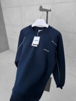ASFCULT Nakış Detaylı Arabiyeli 3 İplik Sweatshirt – Lacivert - Görsel 5