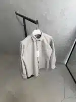 LCST Ultra Kalın Kışlık %100 Pamuk Gömlek - Gri - Görsel 2