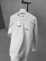 ASFCULT Nakış Detaylı Arabiyeli 3 İplik Sweatshirt – Beyaz - Görsel 2