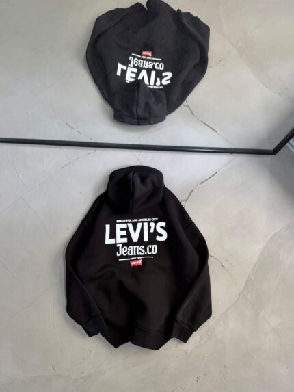 LVS Sırt Baskılı Sweatshirt – Siyah