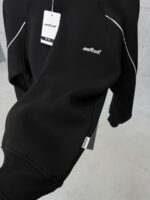 ASFCULT Nakış Detaylı Arabiyeli 3 İplik Sweatshirt – Siyah - Görsel 4