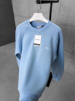 ASFCULT Nakış Detaylı Arabiyeli 3 İplik Sweatshirt – Bebe Mavi - Görsel 5