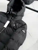 CK Kapşonlu Şişme Mont – Siyah - Görsel 4