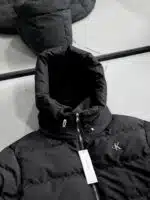 CK Kapşonlu Şişme Mont – Siyah - Görsel 5