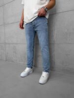 Premium İmzalı Seri Slim Fit Pantolon - Buz Mavi