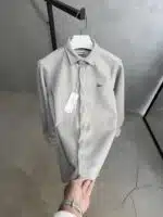 LCST Ultra Kalın Kışlık %100 Pamuk Gömlek - Gri