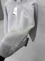 ASFCULT Nakış Detaylı Arabiyeli 3 İplik Sweatshirt – Gri - Görsel 5