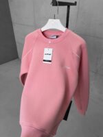 ASFCULT Nakış Detaylı Arabiyeli 3 İplik Sweatshirt – Pembe - Görsel 4