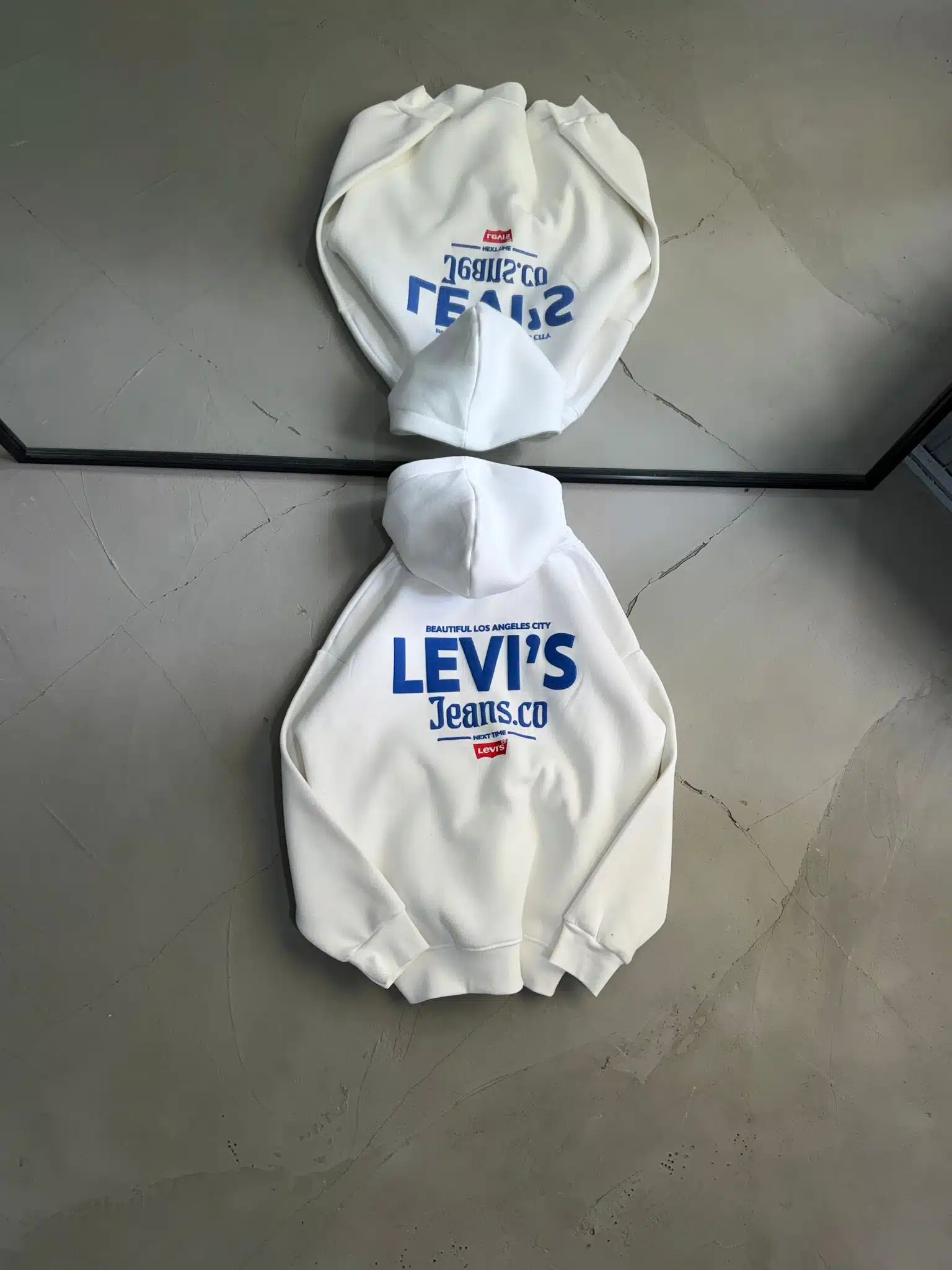 9336116c-fbd7-4f77-9ef6-5069dd3d6a34 LVS Sırt Baskılı Sweatshirt – Beyaz - Görsel 1