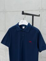 Premium İmzalı Seri Nakış Detaylı Regular Fit Polo Yaka Tshirt - Lacivert - Görsel 4