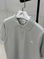 Premium İmzalı Seri Nakış Detaylı Regular Fit Polo Yaka Tshirt - Stone Gri - Görsel 4