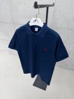 Premium İmzalı Seri Nakış Detaylı Regular Fit Polo Yaka Tshirt - Lacivert - Görsel 2