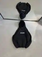 M Enjeksiyon Baskılı Kapşonlu Sweatshirt – Siyah