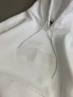 LCST Enjeksiyon Baskılı Kapşonlu Sweatshirt – Beyaz - Görsel 3