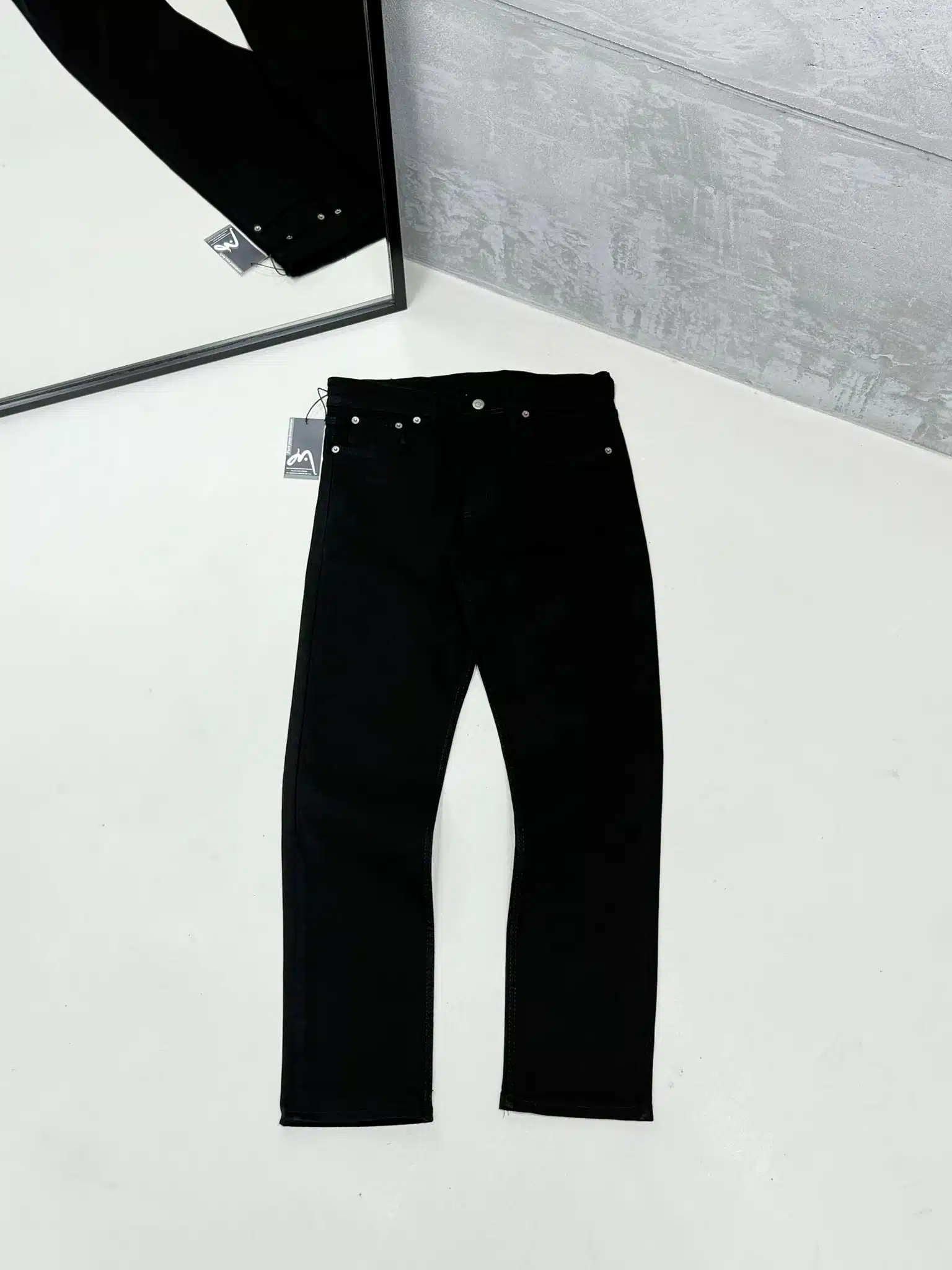 WE Premıum İmzalı Regular Fit Pantolon - Siyah - Görsel 1