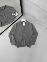 Premium İmzalı Seri Aerobin Oversize Gömlek - Gri