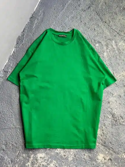 Düz Basic T-Shirt - Kelly Green