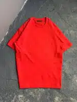 Düz Basic T-Shirt - Flame Orange
