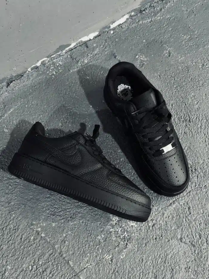 NIKE AIRFORCE ALLBLACK - Görsel 1