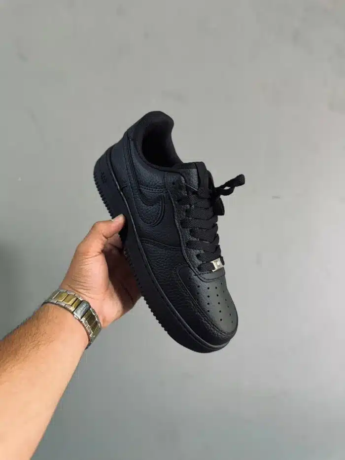 NIKE AIRFORCE ALLBLACK - Görsel 3