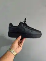 NIKE AIRFORCE ALLBLACK - Görsel 2