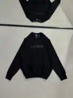 LFN Luxury Bisiklet Yaka Sweatshirt – Siyah