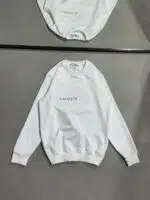 LCST Luxury Bisiklet Yaka Sweatshirt – Beyaz