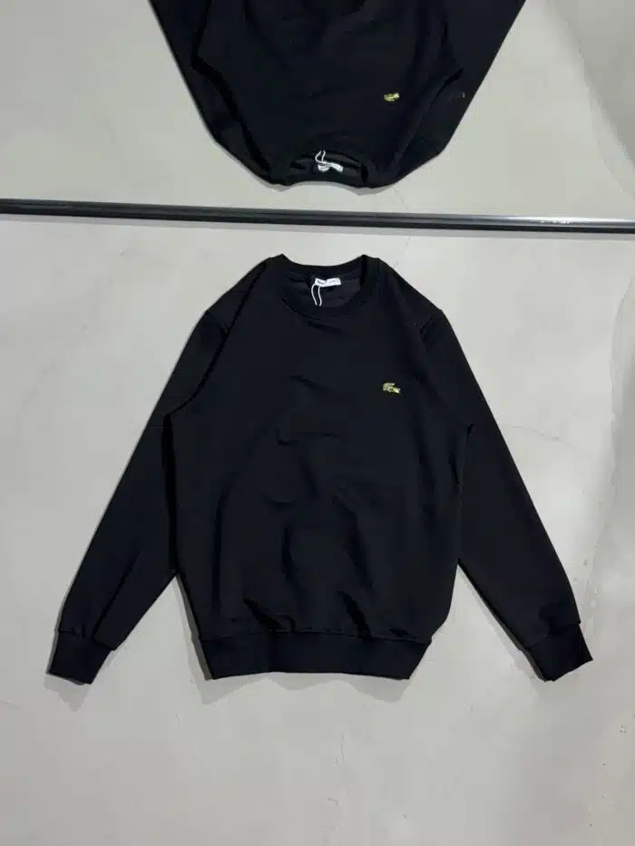 LCST Luxury Bisiklet Yaka Sweatshirt – Siyah - Görsel 1