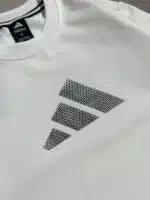 AD Luxury Bisiklet Yaka Sweatshirt – Beyaz - Görsel 4