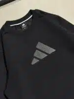 AD Luxury Bisiklet Yaka Sweatshirt – Siyah - Görsel 3