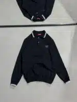 PRD Luxury Polo Yaka Sweatshirt – Siyah