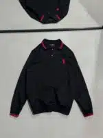 A Luxury Polo Yaka Sweatshirt – Siyah