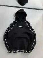 ST Enjeksiyon Baskı Kapşonlu Sweatshirt – Siyah - Görsel 3
