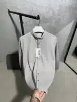 Basic Kalın Kışlık Gömlek - Gri - Görsel 3