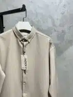 Basic Kalın Kışlık Gömlek - Krem - Görsel 3