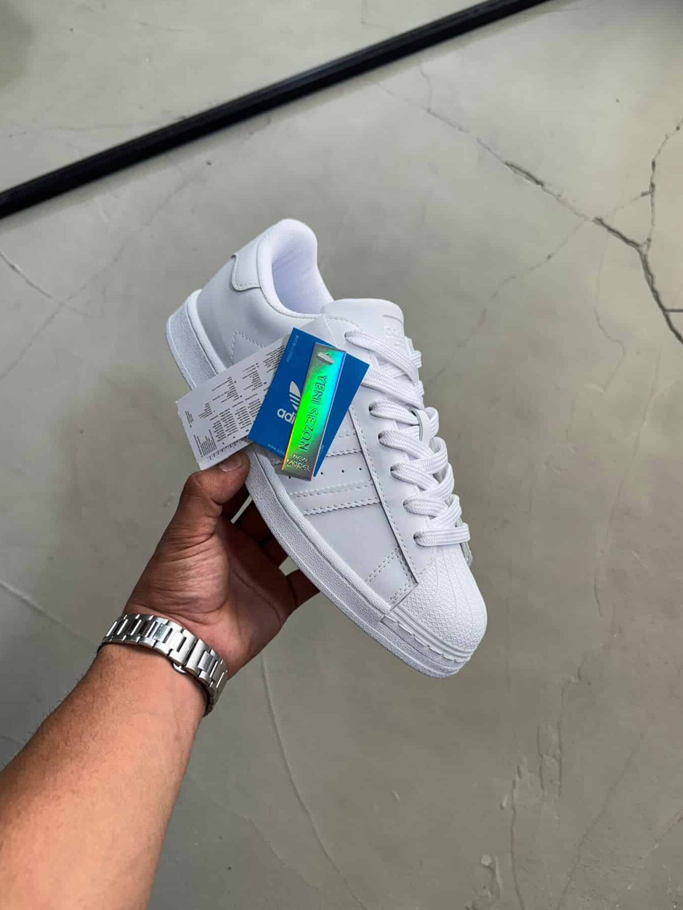 WhatsApp Görsel 2025-09-23 saat 16.38.25_915a1692 AD Superstar II Ayakkabı - Beyaz - Görsel 1